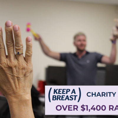 Staff Auction Raises Over $1,400 For The Keep A Breast Foundation